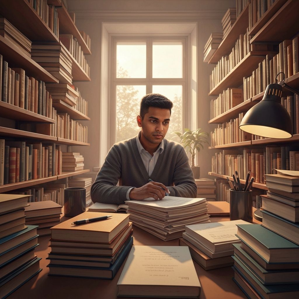 Escena de estudio natural con iluminación cálida de tarde creando sombras suaves, ambiente académico y contemplativo sobre metabolismo y bienestar