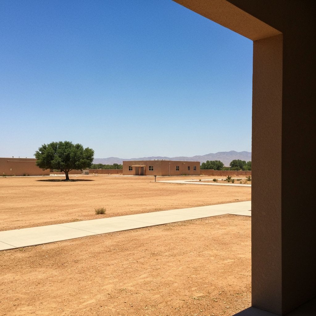 Composición de paisaje natural con tonos tierra y azul, equilibrio de paleta de colores, transmitiendo institucionalidad y conocimiento verificado